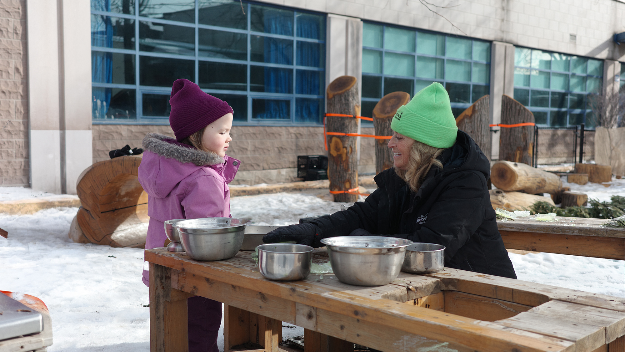 Natural Playground at a Childcare